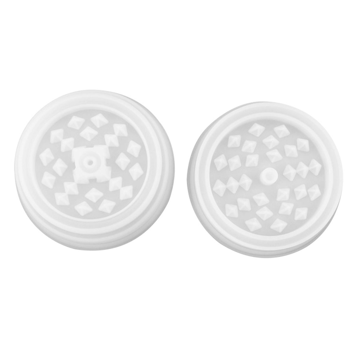Smoke Grinder Resin Epoxy Mold DIY Spice Crusher Silicone Grinding Tools Mould-White