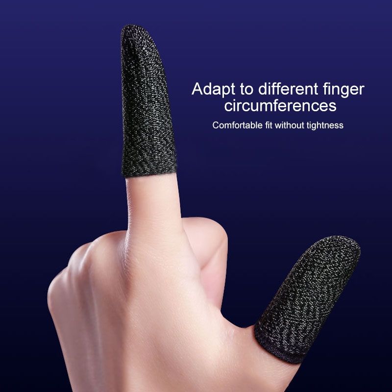 10 PCS Non- Sweat-proof Phone Game Touch Screen Finger Cover