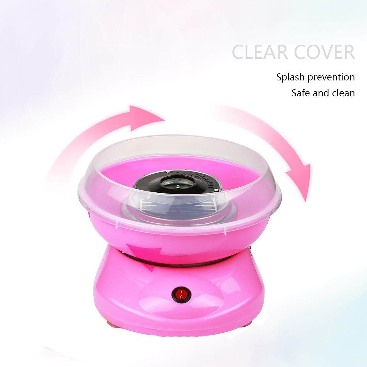 Electric Cotton Candy Maker Machine Sugar Floss Commercial Carnival Party Pink