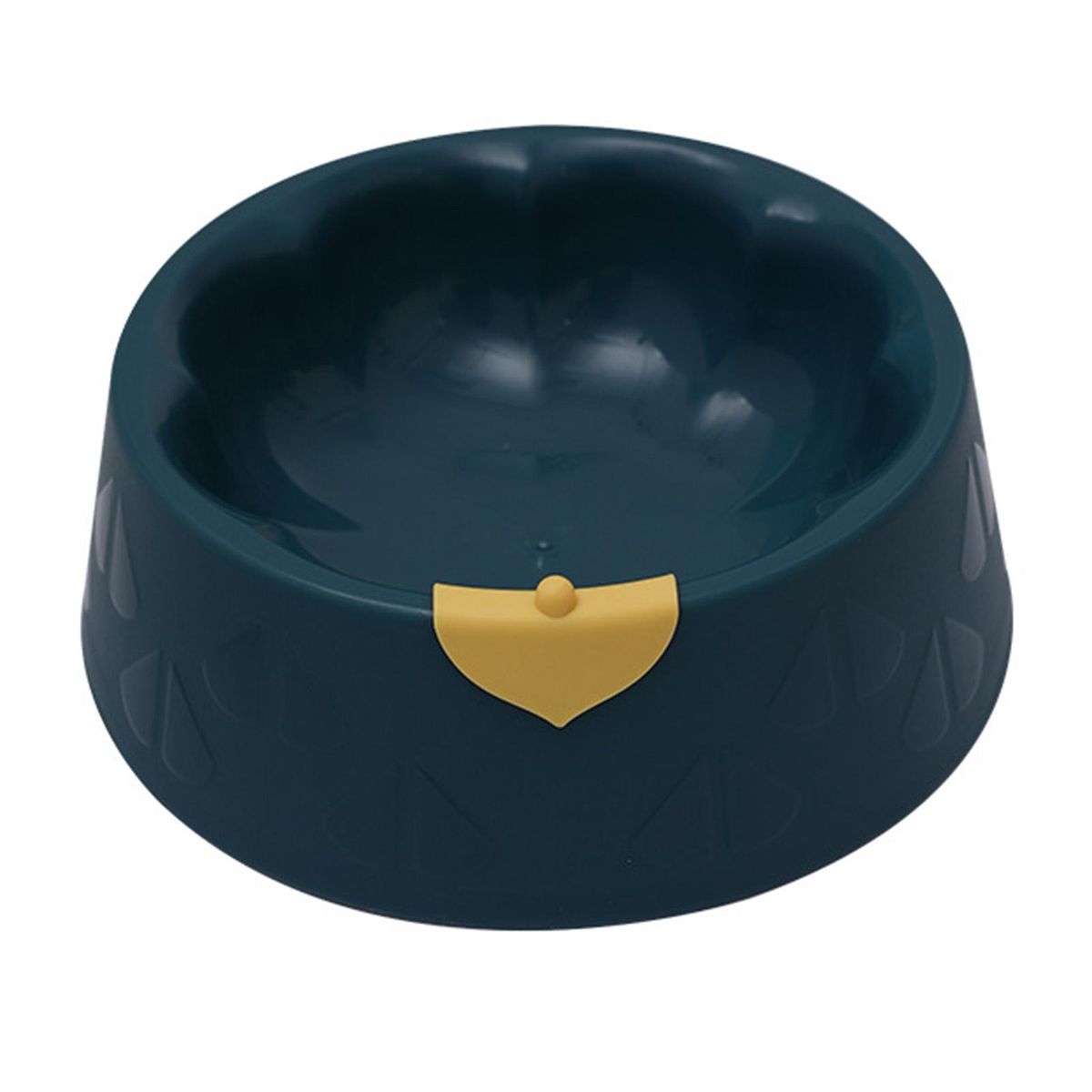 Pet Bowl Cats Dogs Food Snacks Dish Plate Blue