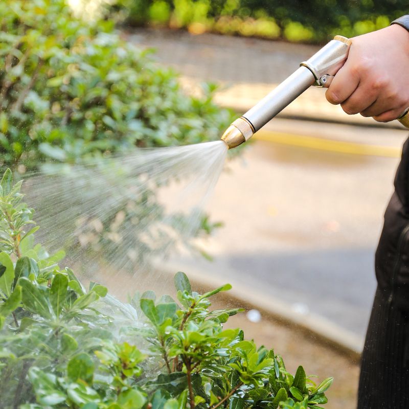 Garden Hose Nozzle High Pressure Spray Nozzle Cleaner With Soap Dispenser Bottle Snow Foam Water