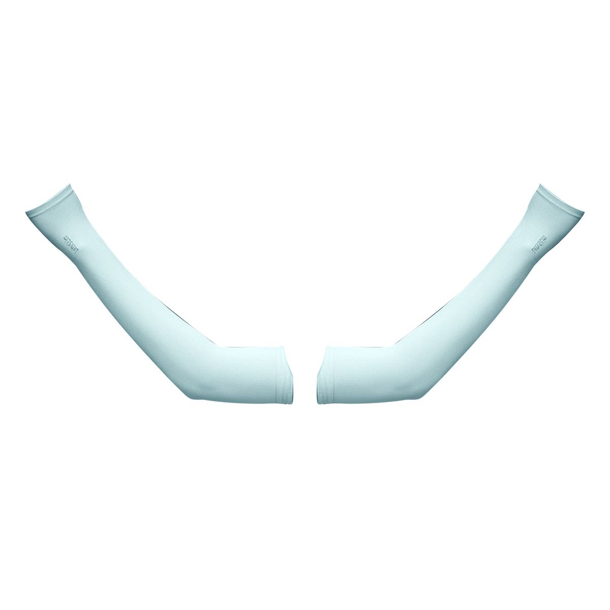 1 Pair Sleeve Wrap Fingerless Sweat Absorption Light Blue