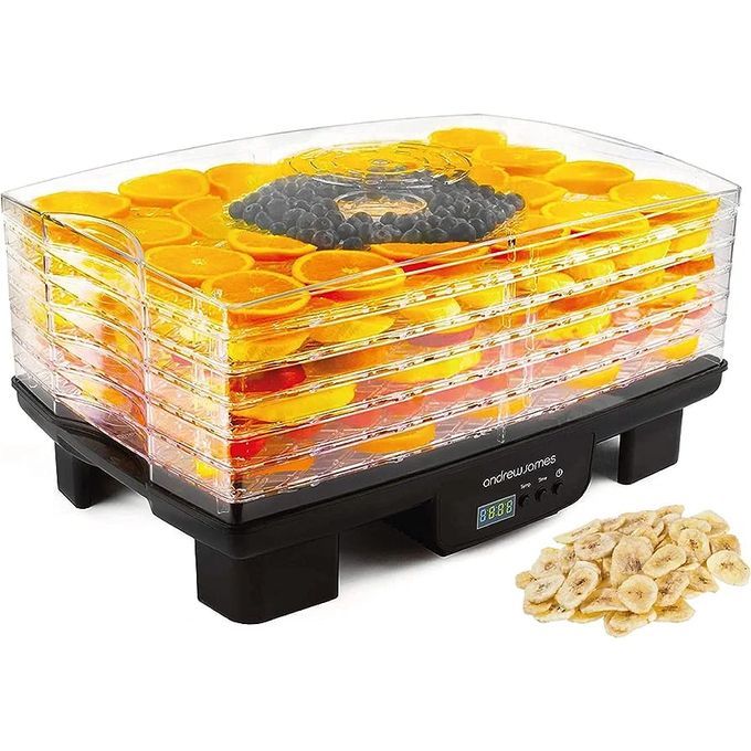 6 Tray Digital Food & Vegetable Dehydrator - 550W
