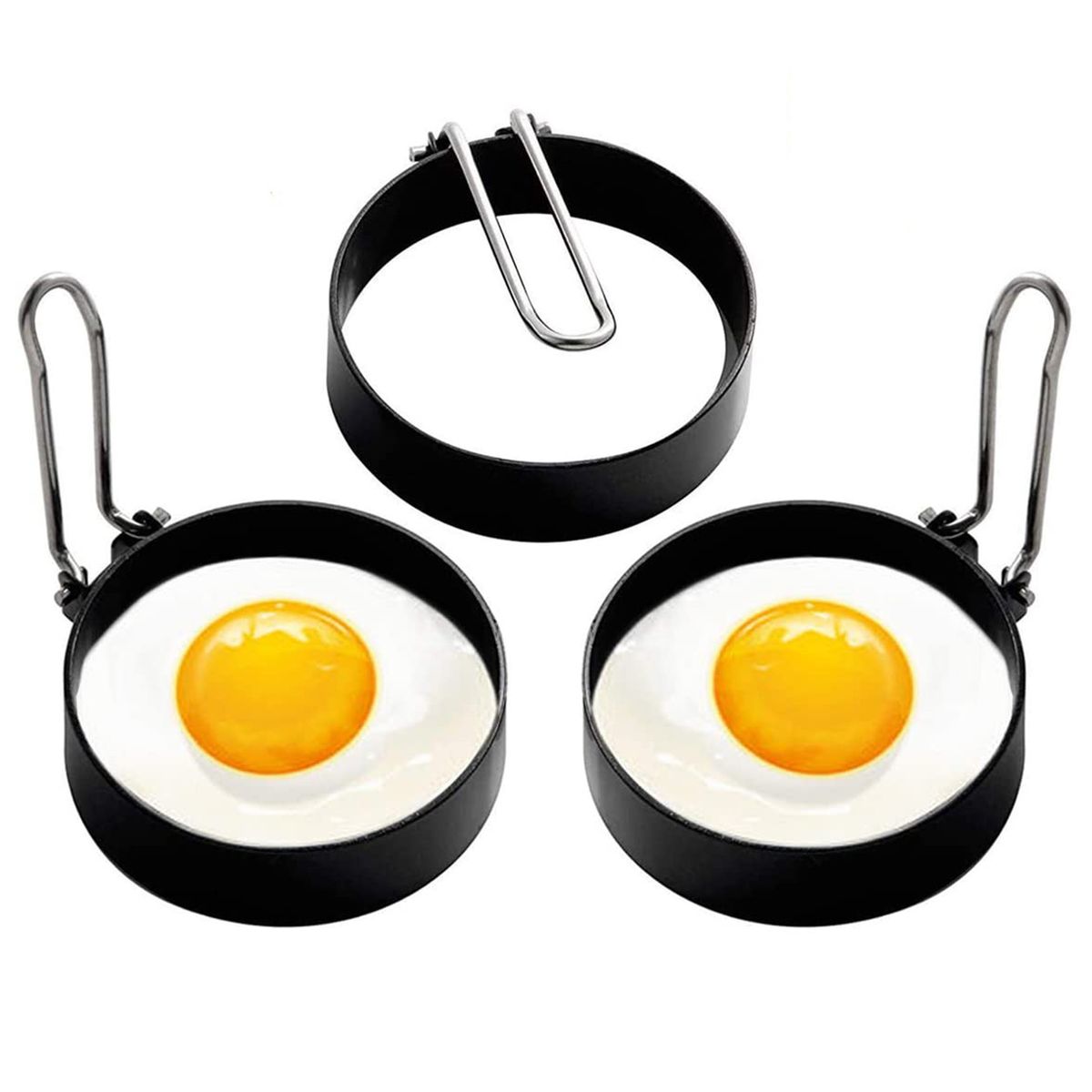 Egg Ring Round Egg Cooker Rings For Cooking Stainless Steel