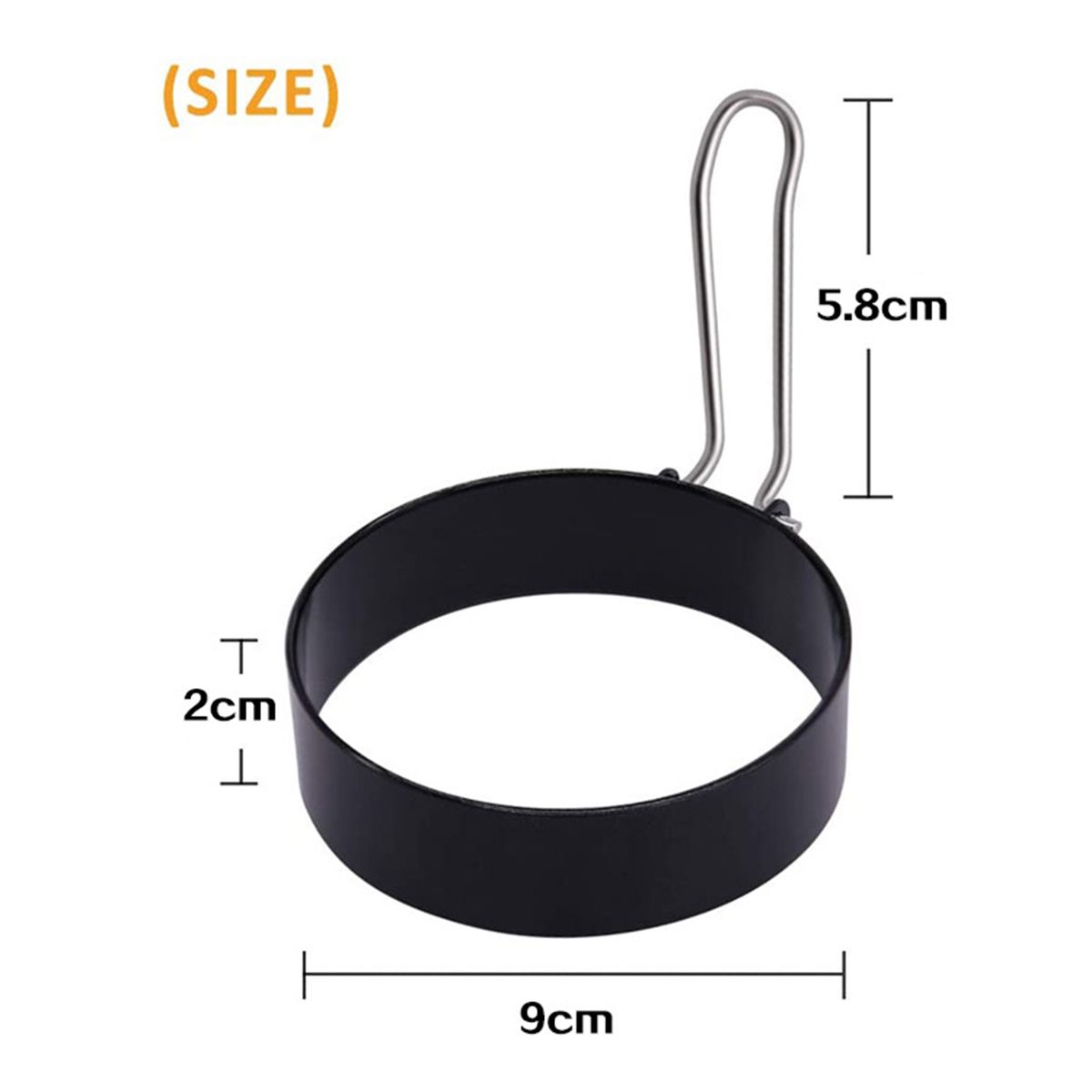 Egg Ring Round Egg Cooker Rings For Cooking Stainless Steel