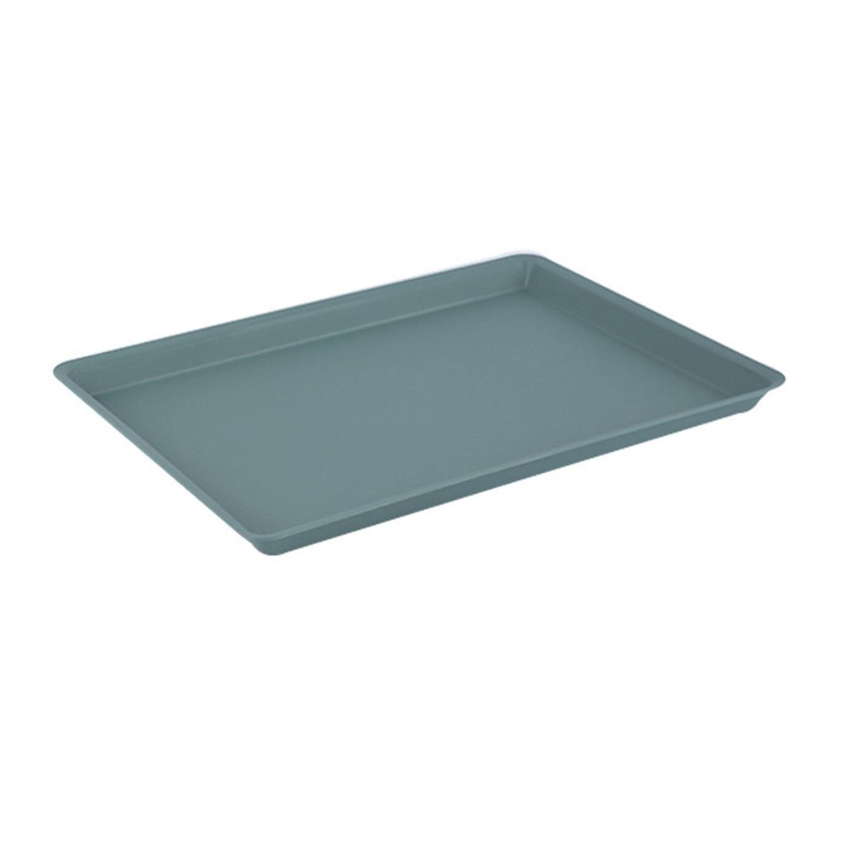 Reusable Plastic Tray Capacity Non-slip Food Tray Bpa for Fruit Green