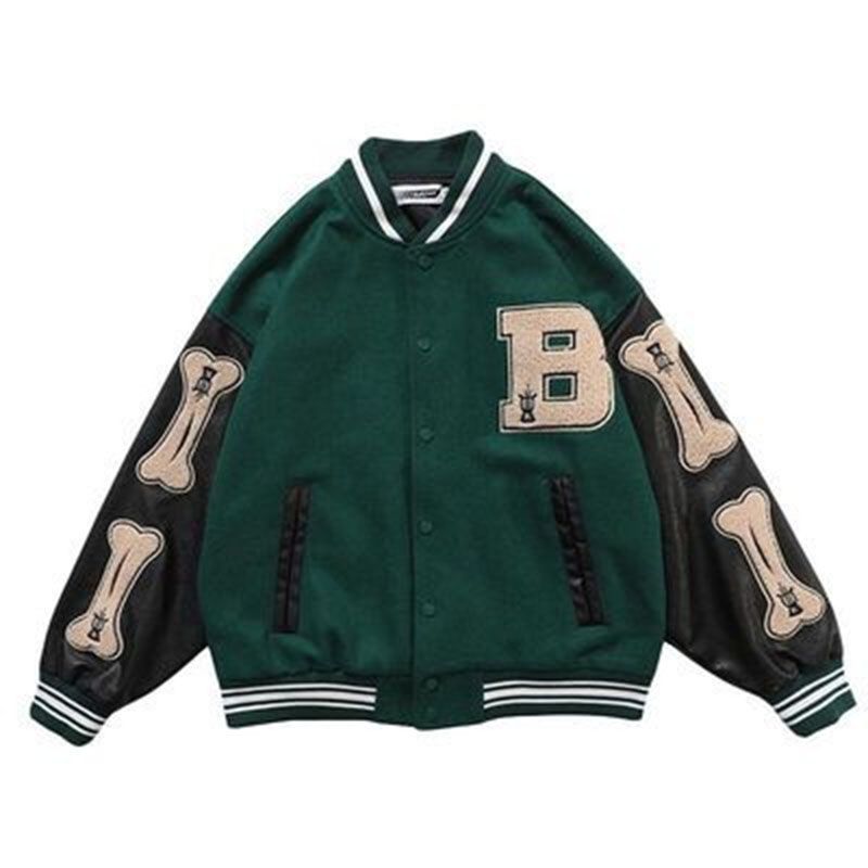Mens Bomber College Baseball Jackets Varsity Lightweight Coats