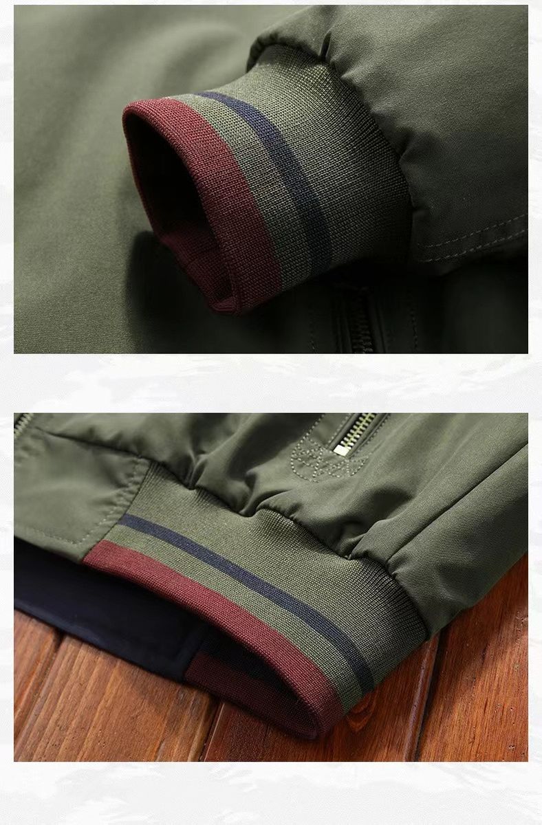 Mens Lightweight Coats Blazer Jackets Double Sided Wear Outerwear - Green