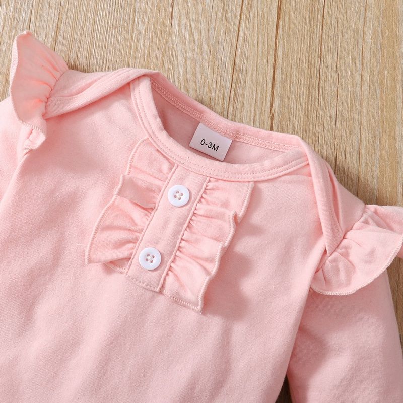 Baby Girls Dresses Long Sleeve Bodysuit Floral Design Suspender Skirt With Headband