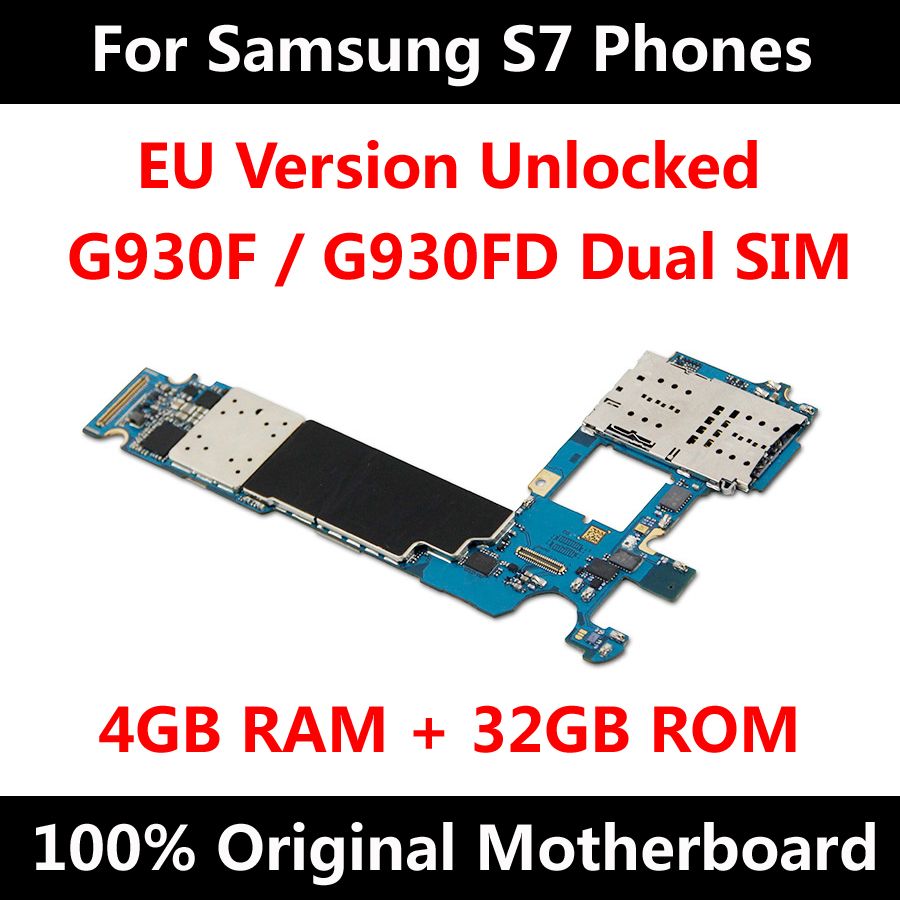 For For Samsung Galaxy S7 Edge G930F G930FD Motherboard
