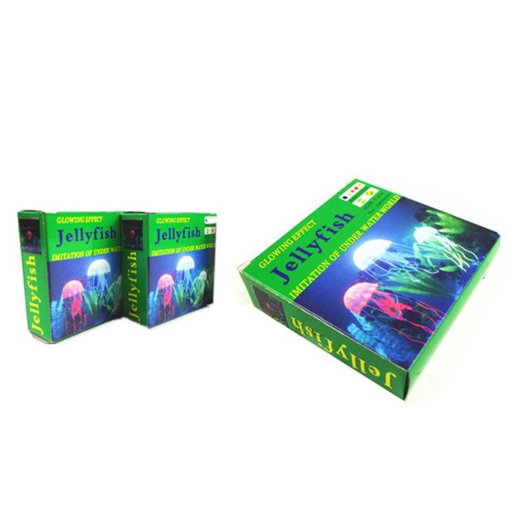 3 PCS Silicone Simulation Fluorescent Sucker Jellyfish