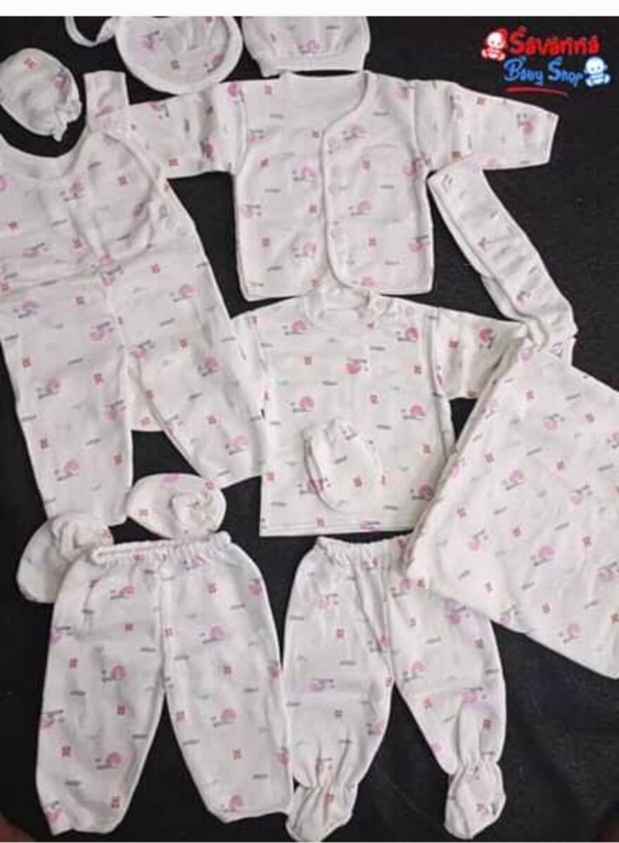 11pieces Newborn Overall Sleepsuit,flannel,bib,cap