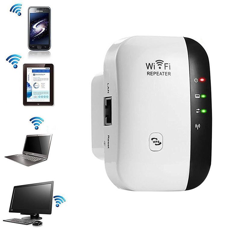 Wireless-N Wifi Repeater 2.4GHz WiFi Routers 300Mbps Range E