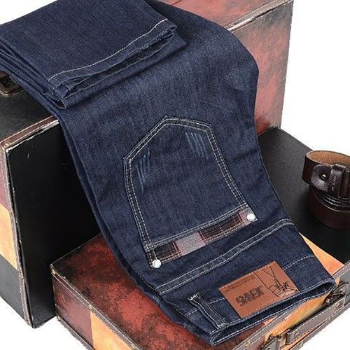 Men's Straight Fit Denim Jeans Trouser - Blue
