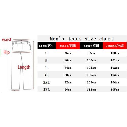 Men's New Ripped Straight-leg Stretch Jeans-Black