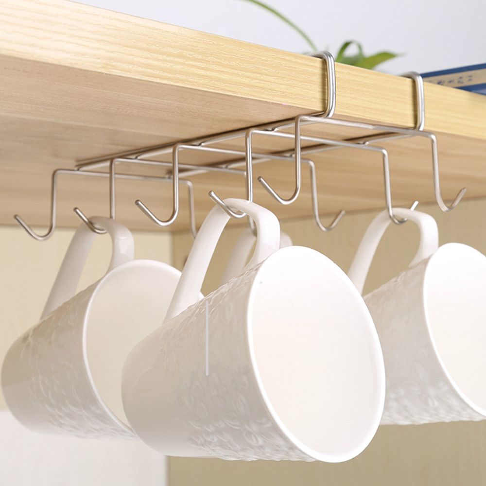 Storage Cupboard Steel Stainless Hanger Kitchen Dish Rack