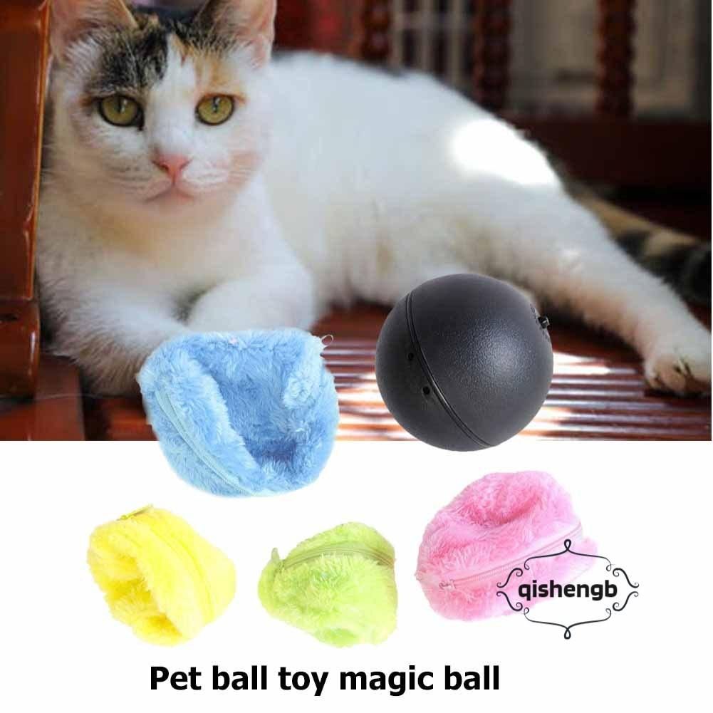 Electric Plush Rolling Ball For Pet Fun Dog Interactive Toy