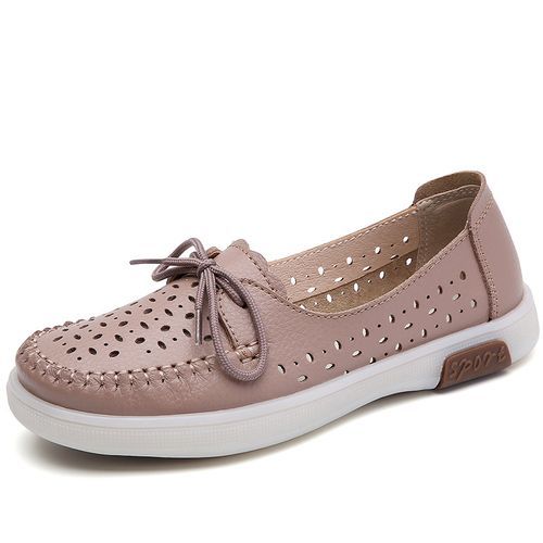 Women Soft Shoes Work Woman Hollowed Ladies Student Travel