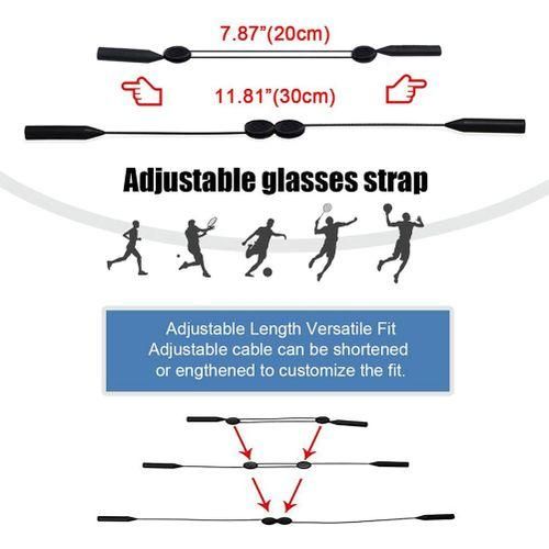 Glasses Strap Adjustable Eyewear Retainer 3Pcs