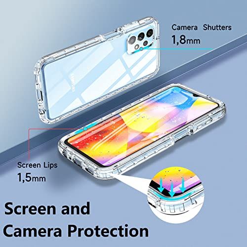 Galaxy A13 4G 360 Degree  Front And Back Transparent Case
