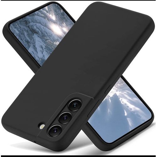 Galaxy S21 S21plus S21 FE,  Silicone Back Case - Black