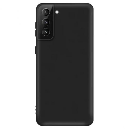 Galaxy S21 S21plus S21 FE,  Silicone Back Case - Black