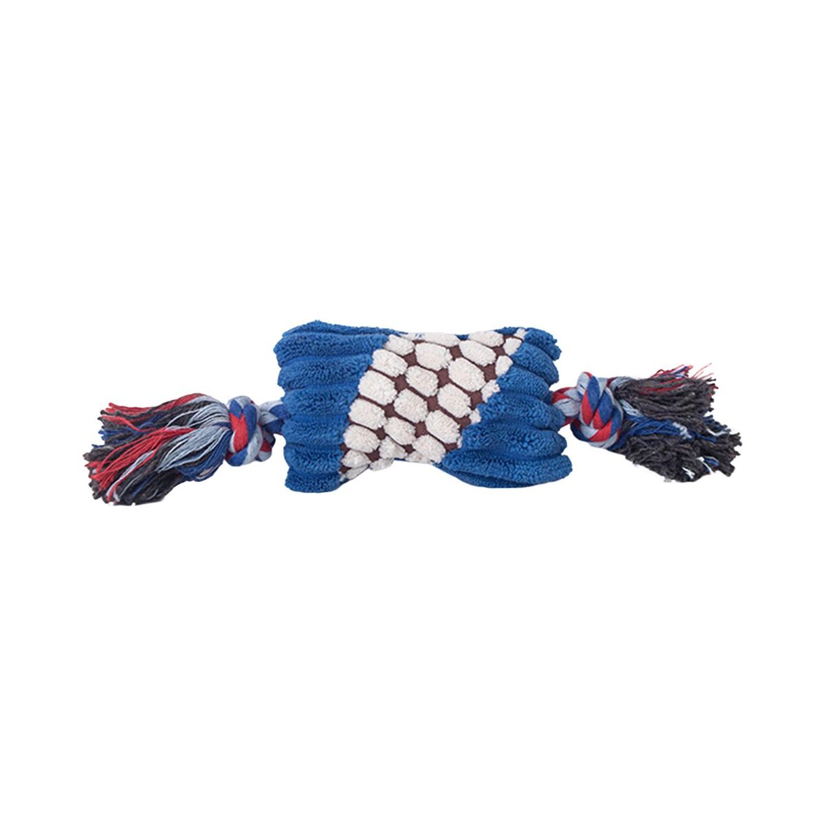 Pet Plush Toy Pet Puppy Dog Molar Chew Toy Blue