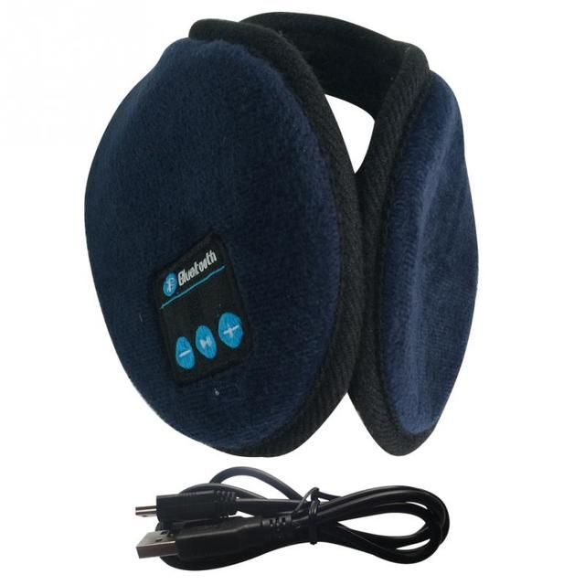 Winter Ear Warmer Music Bluetooth Earmuffs Women Men Warm F
