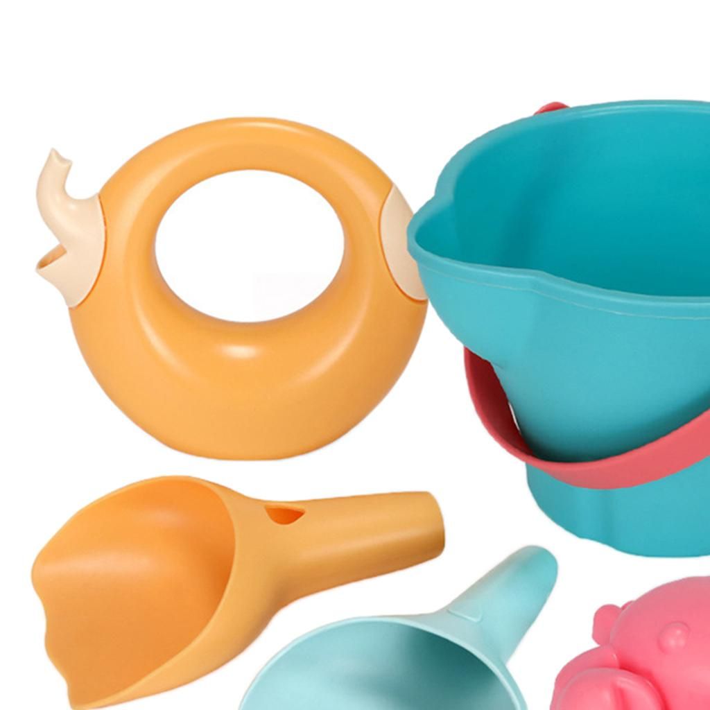 Kids Children Beach Toys With Bucket Animal Outdoor Yard Play Age 5pcs