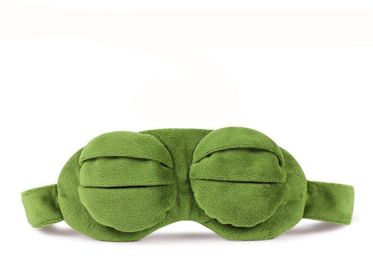 Funny Creative Pepe The Frog Sad Frog 3d Eye Mask Cover Car