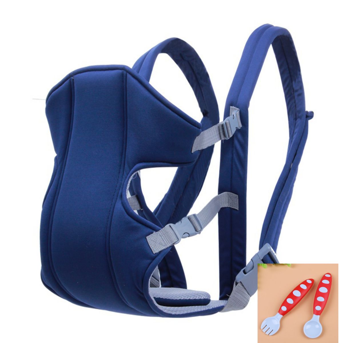 Baby Carrier Travel Baby Wrap Carrier+ Free Baby Cutlery