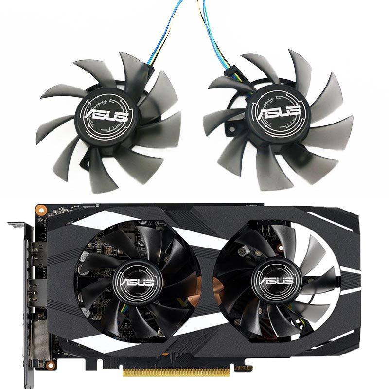 75mm T128015bu Fd8015u12d 6pin Cooling Fan For Asus Tuf Gtx