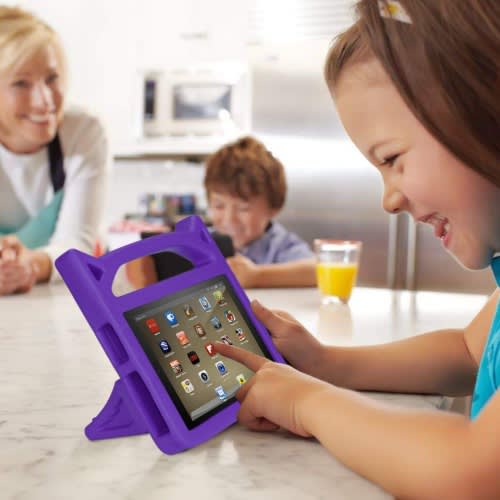 Fire Hd 8 Tablet - 10th Gen With Alexa - 32GB - ROM - 2GB RAM + Purple Monster Proof Flexible Case