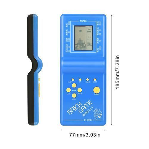 Kids Electronic Tetris Brick Game Handheld Game  Hine LCD Educational Toys