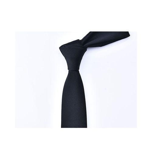 4 In 1 Men's Corporate Slim-Fit Tie- Black