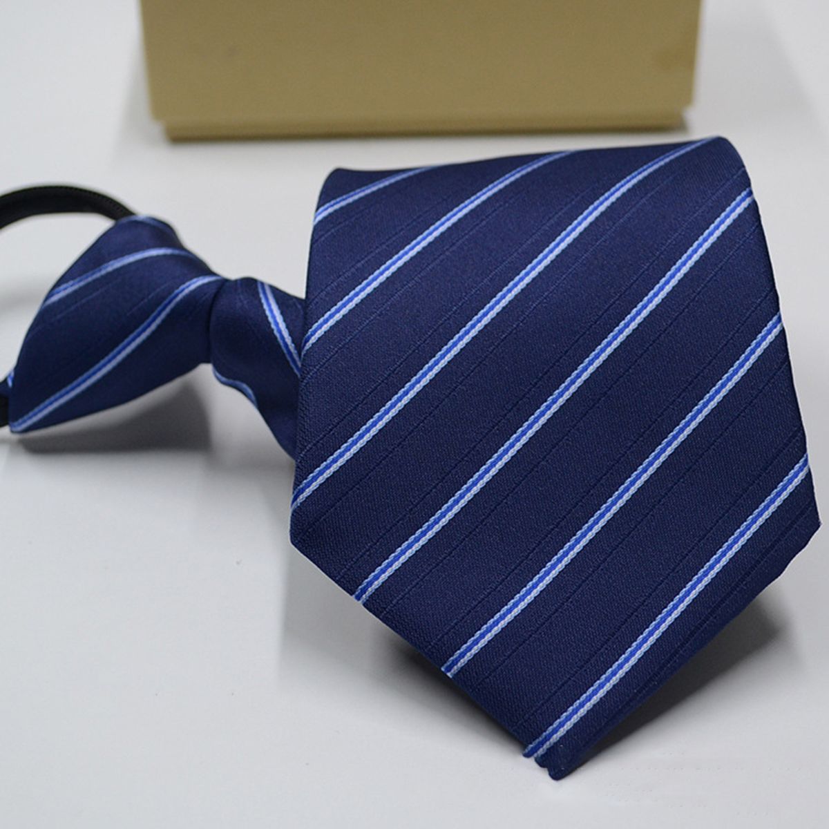 Men Tie Striped Anti-deform Neck Tie F