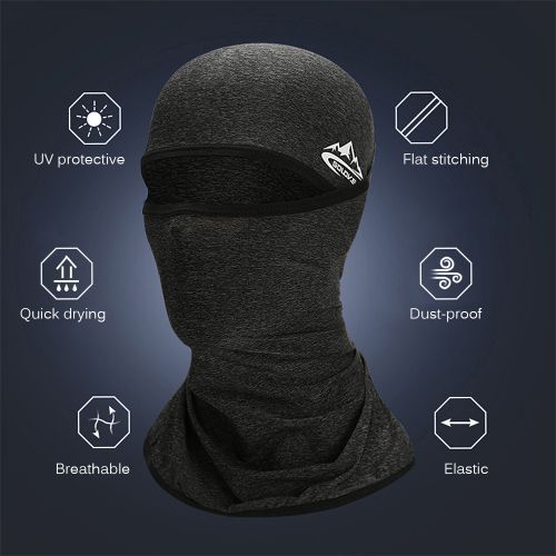 Cycling Face Mask UPF50+ Helmet Ice Silk Protection Headgear