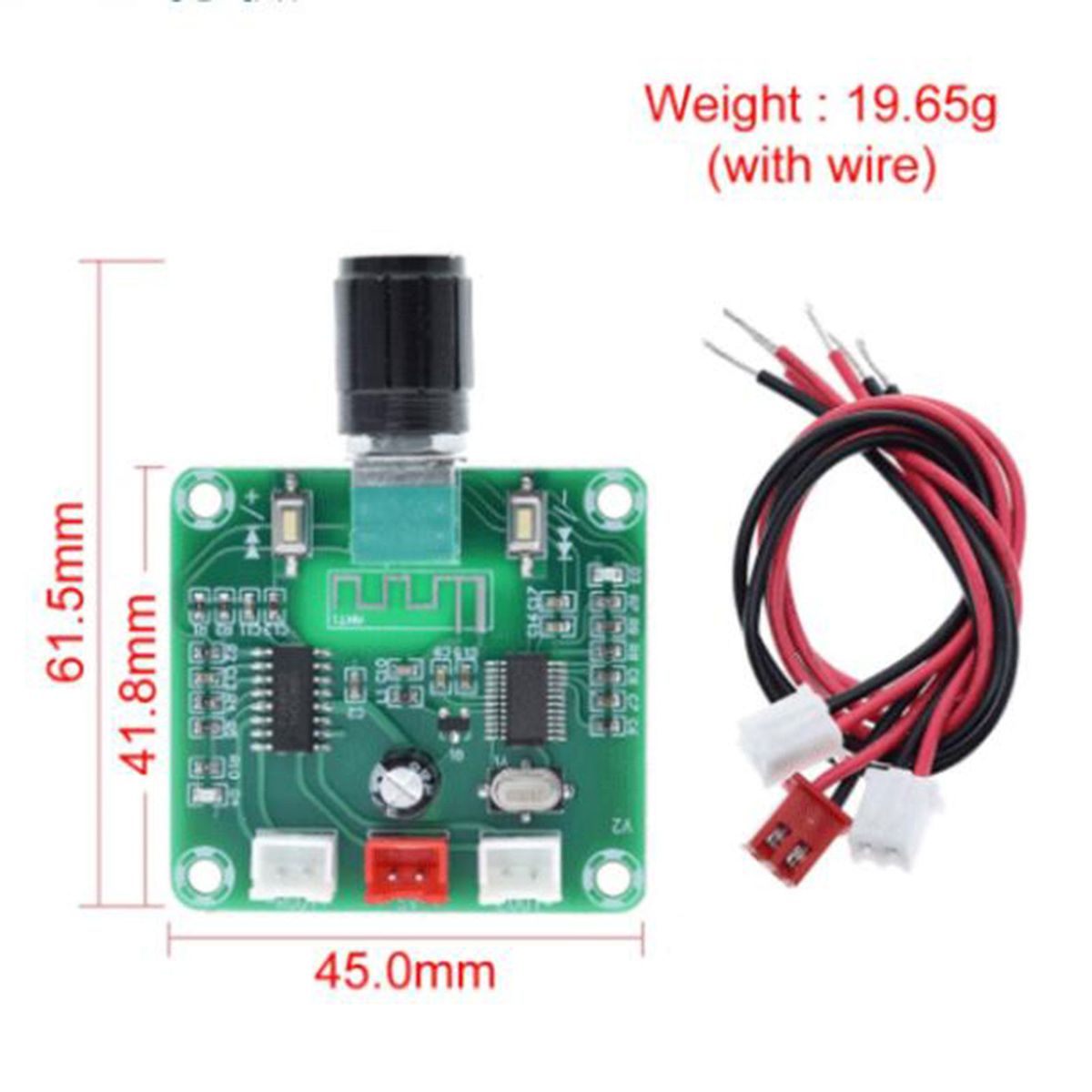 Bluetooth 5.0 Amplifier Board Mini Module Board 2 Channel 5W+5W For