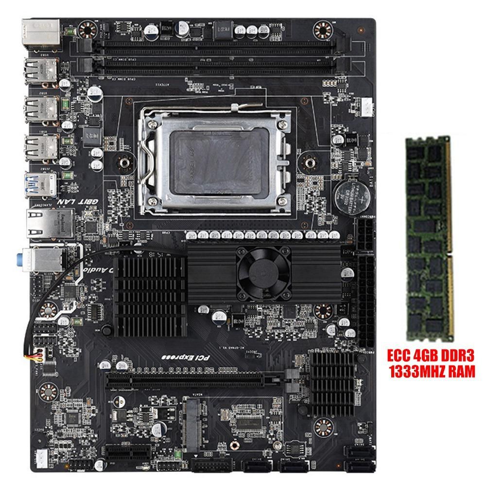 For AMD X89 Motherboard Support AMD Opteron CPU with ECC DDR3 4G 1333Mhz RAM for Desktop Computer Game Motherboard
