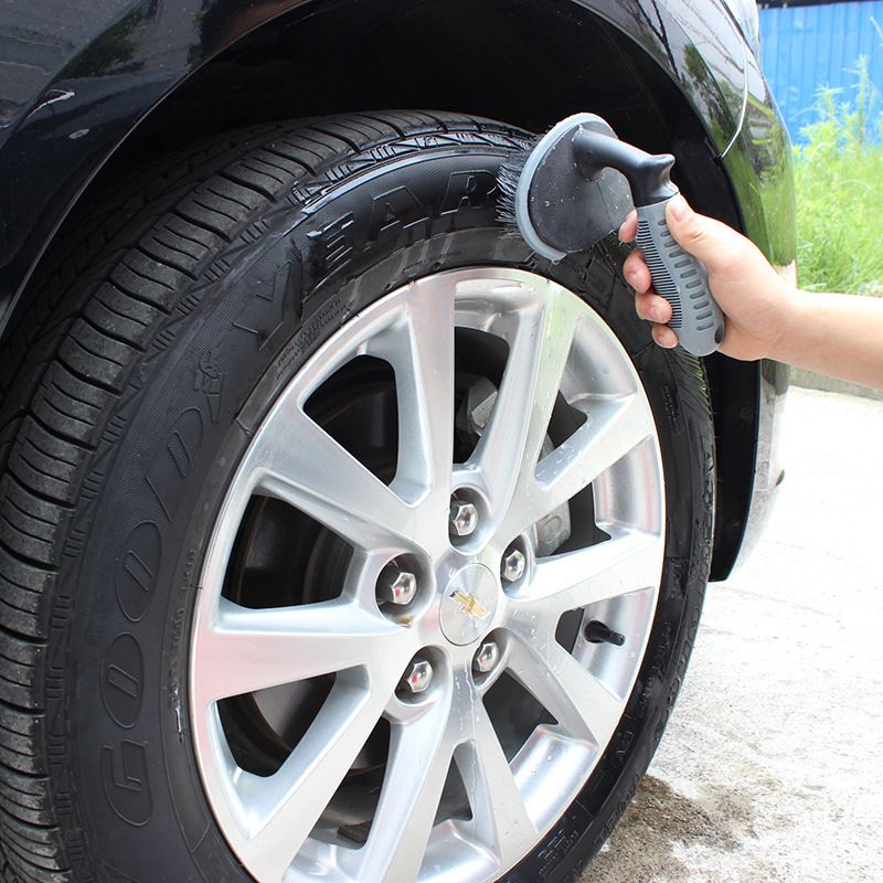 Car Tire Brush Wheel Wash Brush Plastic Handle Vehicle Ing