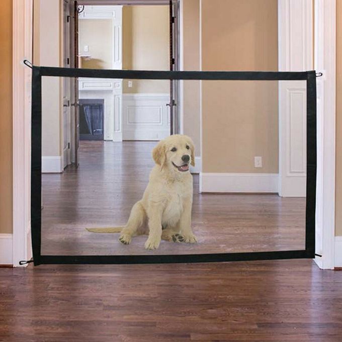 71/43x28'' Folding Pet Mesh Gate Dog Baby Magic  Net Fence