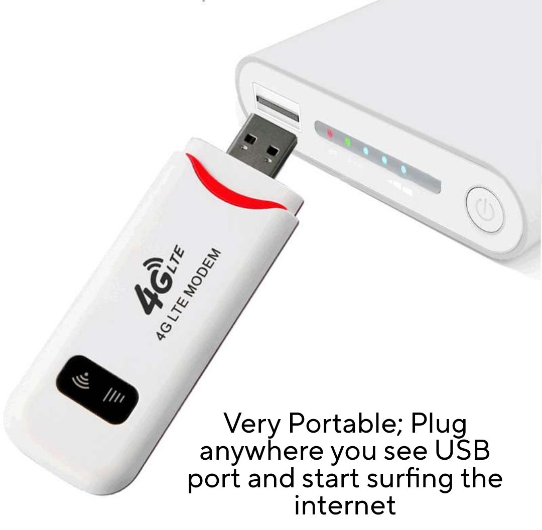 Universal Usb 4G Wifi Modem ALL NETWORK Mifi Mtn Airtel Glo Etisalat Spectranet Smile Etc