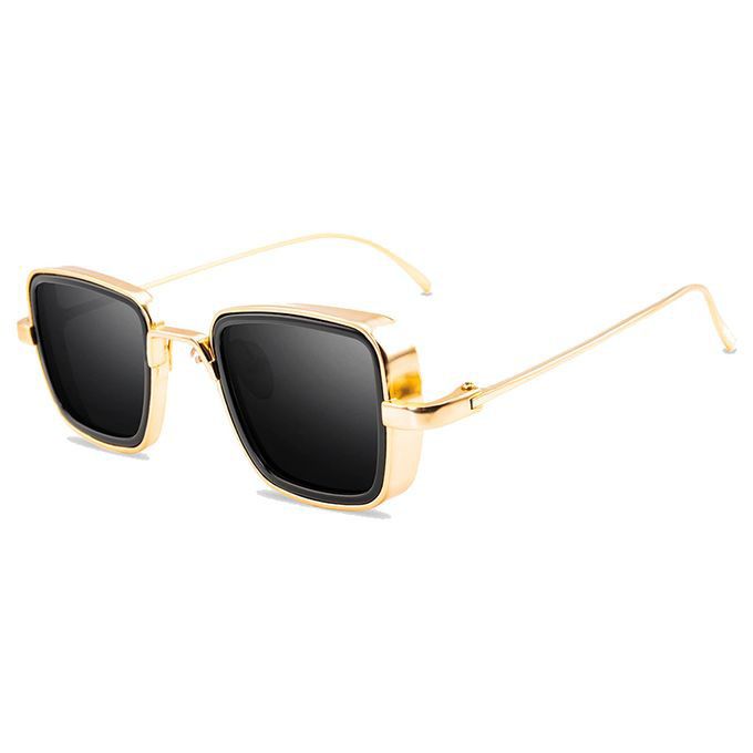 Indian Explosion Sunglasses Men Retro Thick Edge Metal Frame Trend Sunglasses