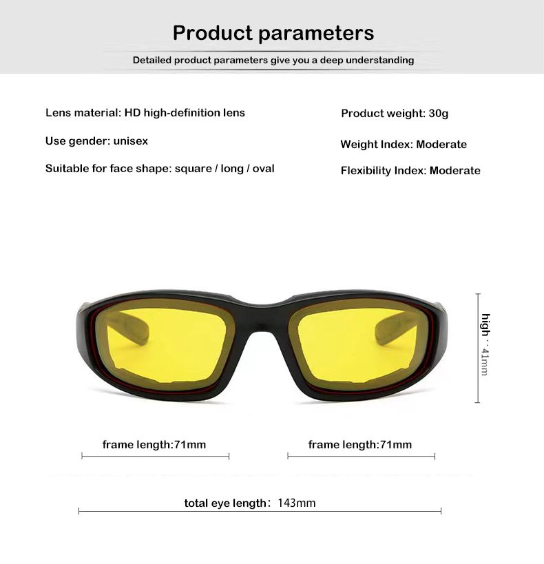 HD Night Driving Glasses Anti-Dazzle Sunglasses Goggles
