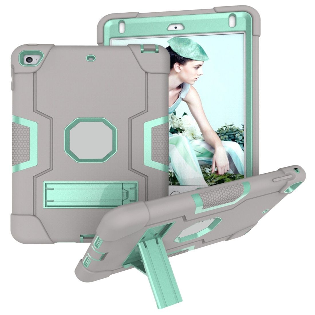 Silicone + PC Protective Case With Stand