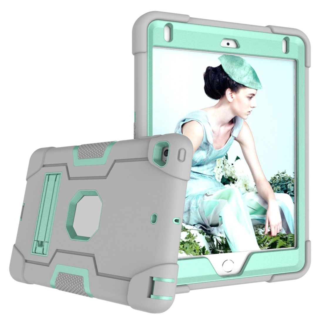 Silicone + PC Protective Case With Stand