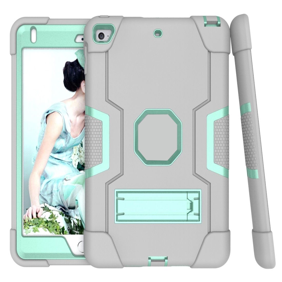 Silicone + PC Protective Case With Stand