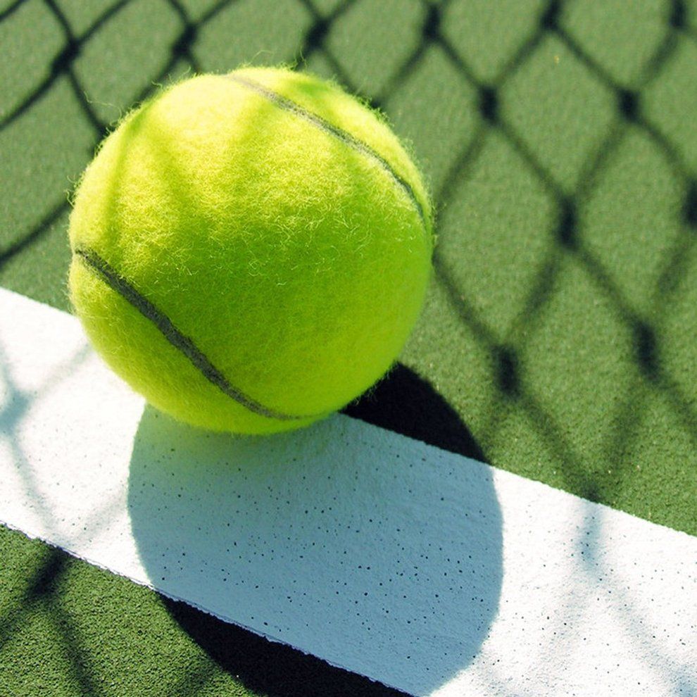 MT Tennis Ball Sports Tournament Outdoor Fun Cricket Beach Dog Activity Game Toy-Green