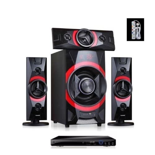 3,1ch Multimedia Powerful Speaker Ms-6611bt + Free Lg Dvd + Free Extension