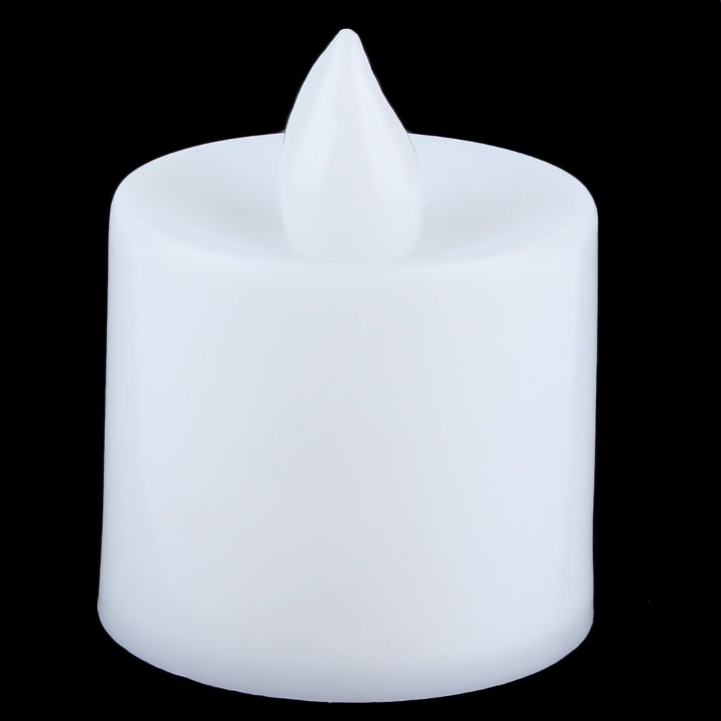 LED Flash Flameless Candle Light Lamp Bithday Dinner Spa Party Pub Room Decor-Seven Color